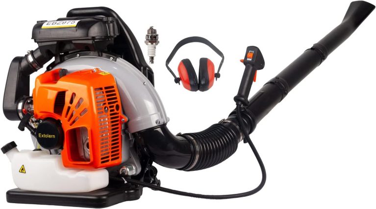 Extolern EB975 Souffleuse à Dos Thermique 65cc 2 Temps, 840 CFM, 324 km/h