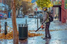 Précautions lors de l’utilisation du souffleur de feuilles